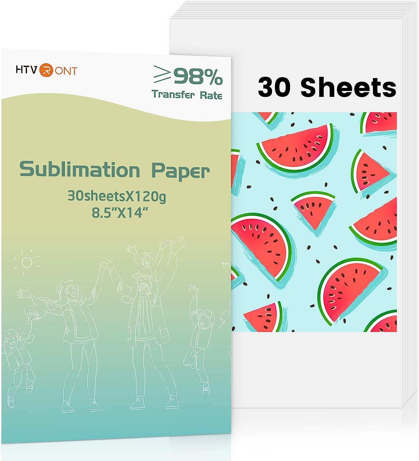 HTVRONT Sublimation paper 8.5x14inches 30sheets pack