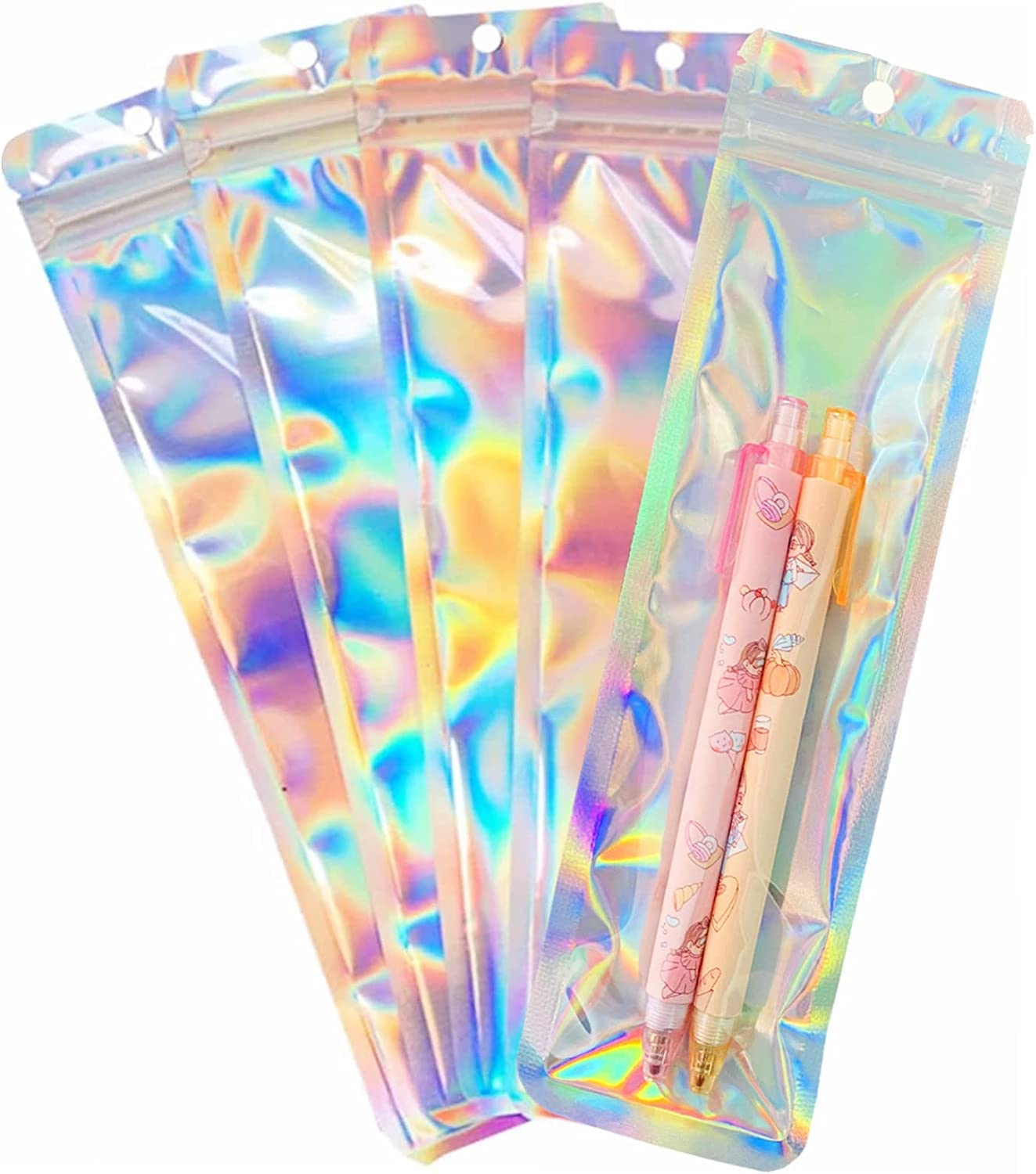 Holographic Pen Bags Ziploc