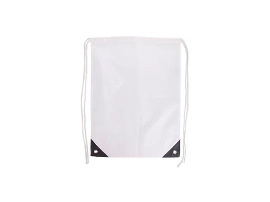 Drawstring Backpack Sublimation Blank (white Nylon)