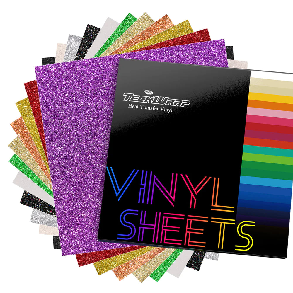 Teckwrap Glitter HTV Sheets Pack